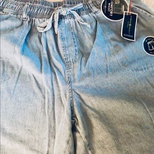 DENIM SHORTS KAREN SCOTT COMFORT WAIST, CHAMBRAY